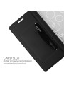 Калъф от еко кожа тип портмоне за Xiaomi Poco C85 - черен