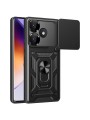 Удароустойчив предпазен гръб за Xiaomi Poco F6 - черен