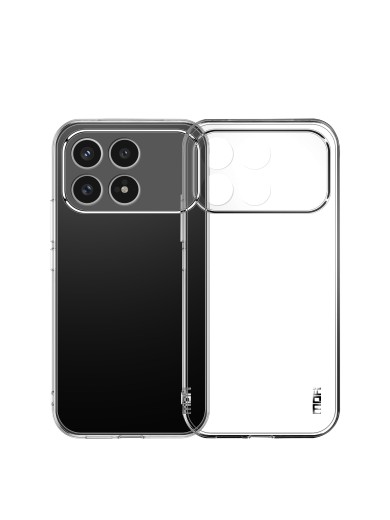 Предпазен устойчив на надраскване гръб за Xiaomi Poco F8 Pro - прозрачен Предпазен устойчив на надраскване гръб за Xiaomi Poco F8 Pro - прозрачен