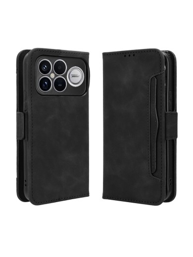 Калъф от еко кожа тип портмоне за Xiaomi Poco F8 Ultra - черен Калъф от еко кожа тип портмоне за Xiaomi Poco F8 Ultra - черен