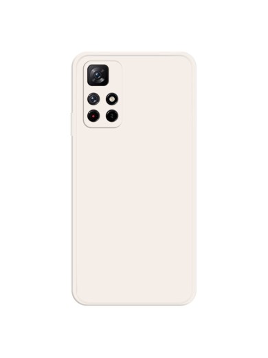 Устойчив на надраскване мек силиконов гръб за телефон за Xiaomi Poco M4 Pro 5G - бежов Устойчив на надраскване мек силиконов гръб за телефон за Xiaomi Poco M4 Pro 5G - бежов