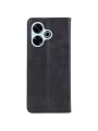 Калъф от еко кожа тип портмоне за Xiaomi Poco M6 Plus - черен