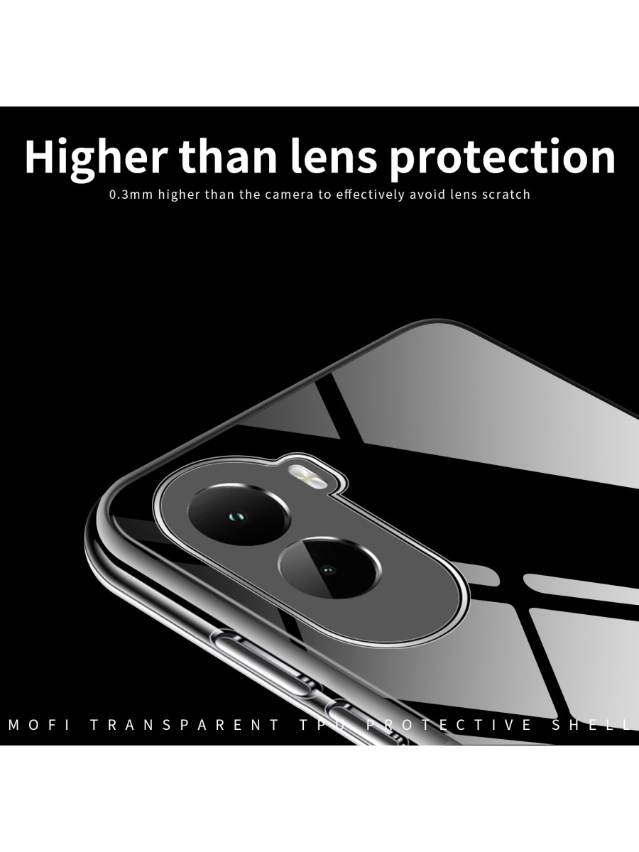 Предпазен устойчив на надраскване гръб за Xiaomi Poco M7 4G - прозрачен