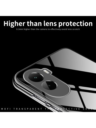 Предпазен устойчив на надраскване гръб за Xiaomi Poco M7 Plus - прозрачен