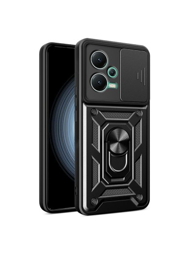 Удароустойчив предпазен гръб за Xiaomi Poco X5 - черен