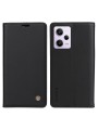 Калъф за телефон от еко кожа тип портмоне за Xiaomi Poco X5 Pro - черен