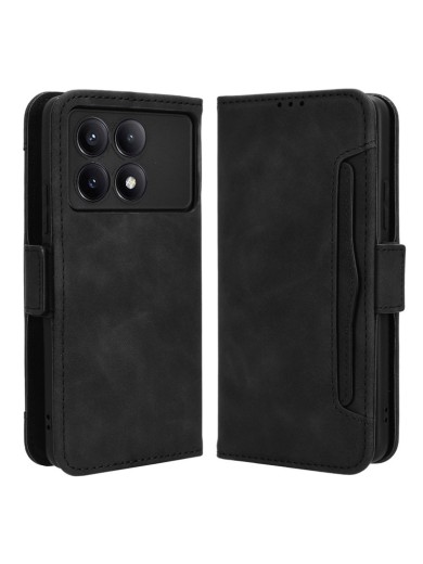 Калъф от еко кожа тип портмоне за Xiaomi Poco X6 Pro - черен Калъф от еко кожа тип портмоне за Xiaomi Poco X6 Pro - черен