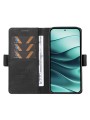 Калъф от еко кожа тип портмоне за Xiaomi Poco X7 - черен
