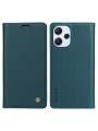 Калъф за телефон от еко кожа тип портмоне за Xiaomi Redmi 12 - зелен