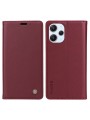 Калъф за телефон от еко кожа тип портмоне за Xiaomi Redmi 12 - червен