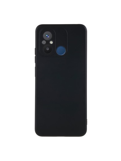 Устойчив на надраскаване предпазен гръб за Xiaomi Redmi 12C - черен Устойчив на надраскаване предпазен гръб за Xiaomi Redmi 12C - черен