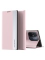 Калъф от еко кожа за Xiaomi Redmi 12C - розов