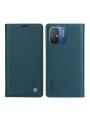 Калъф за телефон от еко кожа тип портмоне за Xiaomi Redmi 12C - зелен