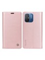 Калъф за телефон от еко кожа тип портмоне за Xiaomi Redmi 12C - розов