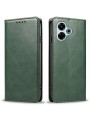 Калъф от еко кожа тип портмоне за Xiaomi Redmi 13 5G - зелен