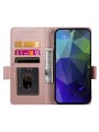 Калъф от еко кожа тип портмоне за Xiaomi Redmi 13 5G - розов