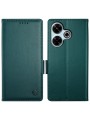 Калъф от еко кожа тип портмоне за Xiaomi Redmi 13 - зелен