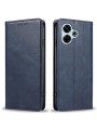 Калъф от еко кожа тип портмоне за Xiaomi Redmi 13 - син
