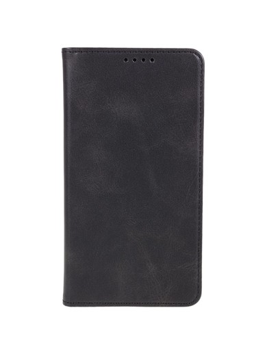 Калъф от еко кожа тип портмоне за Xiaomi Redmi 13 - черен