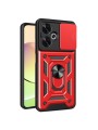 Удароустойчив предпазен гръб за Xiaomi Redmi 13C 5G - червен