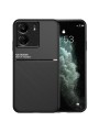 Гръб с покритие от еко кожа за Xiaomi Redmi 13C - черен