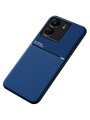 Гръб с покритие от еко кожа за Xiaomi Redmi 13C - син