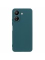 Устойчив на надраскване мек силиконов гръб за телефон за Xiaomi Redmi 13C - зелен