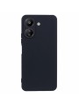 Устойчив на надраскване мек силиконов гръб за телефон за Xiaomi Redmi 13C - черен