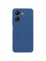 Устойчив на надраскване мек силиконов гръб за телефон за Xiaomi Redmi 13C - син