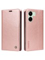 Калъф от еко кожа тип портмоне за Xiaomi Redmi 13C - розов