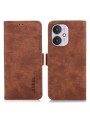 Калъф от еко кожа тип портмоне за Xiaomi Redmi 13C - кафяв
