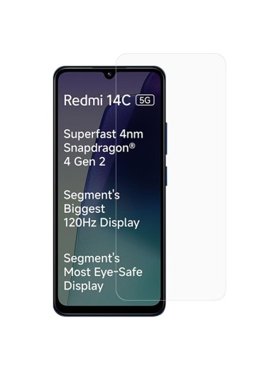Протектор за екран от закалено стъкло за Xiaomi Redmi 14C 5G