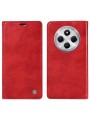 Калъф от еко кожа тип портмоне за Xiaomi Redmi 14C - червен