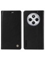 Калъф от еко кожа тип портмоне за Xiaomi Redmi 14C - черен