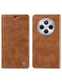 Калъф от еко кожа тип портмоне за Xiaomi Redmi 14C - кафяв