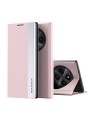 Калъф от еко кожа тип портмоне за Xiaomi Redmi 14C - розов