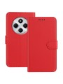 Удароустойчив калъф от еко кожа тип портмоне за Xiaomi Redmi 14C - червен