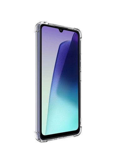 Предпазен гръб защитаващ телефона при падане и удар за Xiaomi Redmi 14R - прозрачен
