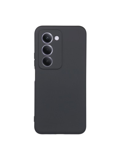 Устойчив на надраскване мек силиконов гръб за телефон за Xiaomi Redmi 15 4G - черен