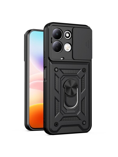 Удароустойчив предпазен гръб за Xiaomi Redmi 17 4G - черен