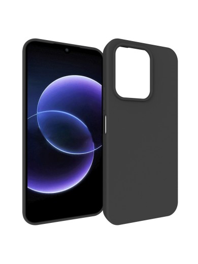 Матиран предпазен гръб за Xiaomi Redmi 17 4G - черен