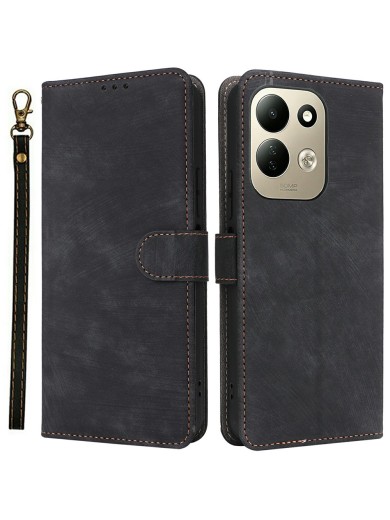 Калъф от еко кожа тип портмоне с RFID блокиране за Xiaomi Redmi 17 - черен Калъф от еко кожа тип портмоне с RFID блокиране за Xiaomi Redmi 17 - черен