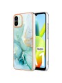 Предпазен удароустойчив гръб с цветни шарки за Xiaomi Redmi A2 - зелен