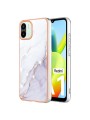 Предпазен удароустойчив гръб с цветни шарки за Xiaomi Redmi A2 - бял