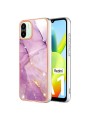 Предпазен удароустойчив гръб с цветни шарки за Xiaomi Redmi A2 - лилав