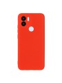 Предпазен удароустойчив силиконов гръб с каишка за Xiaomi Redmi A2+ - червен