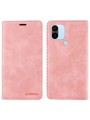 Калъф от еко кожа тип портмоне за Xiaomi Redmi A2+ - розов