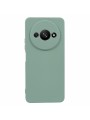 Устойчив на надраскване мек силиконов гръб за телефон за Xiaomi Redmi A3 - зелен
