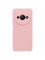 Устойчив на надраскване мек силиконов гръб за телефон за Xiaomi Redmi A3 - розов