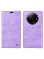 Калъф от еко кожа тип портмоне за Xiaomi Redmi A3 - лилав
